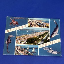 RIVIERA ADRIATICA  VIAGGIATA CARTOLINA SOUVENIR