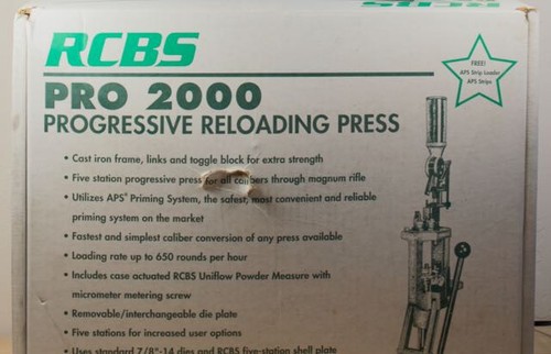 Rcbs pro 2000 - rcbs, pressa