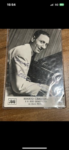 Cartolina renato carosone - renato,
