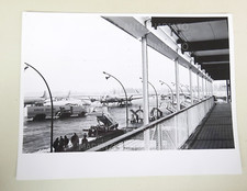 alitalia FOTO FOTOGRAFIA VINTAGE AEROPORTO MALPENSA MILANO AEREO AVIAZIONE 24X18