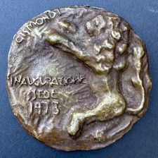 Medaglia GISMONDI Tommaso Medaglione Regione Lazio Assessorato Turismo 1973 R4
