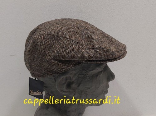 Coppola berretto tweed marrone - berretto,