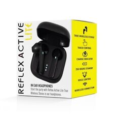 Reflex Active Lite In Ear Cuffie Auricolari Nero Custodia di Ricarica REF-3000LITE