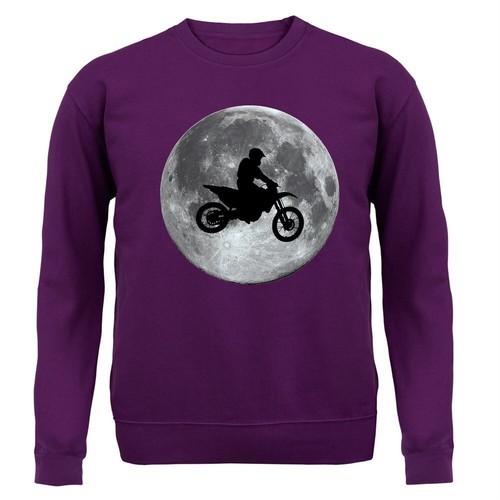Motocross luna adulti felpa - -,