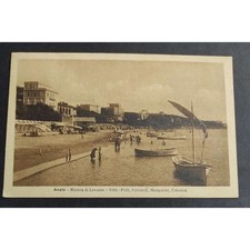 Cartolina Anzio - Riviera di Levante - Ville: Polli, Ferraioli, Mengarini, Colon