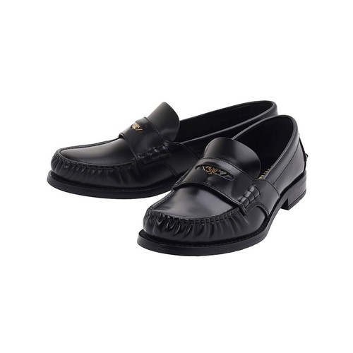Prada brushed leather loafer - brushed,