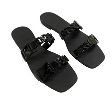 Gucci sandalo slide in gomma - Stile: 624731 taglia EU 38 / UK 5 / US 8 nero