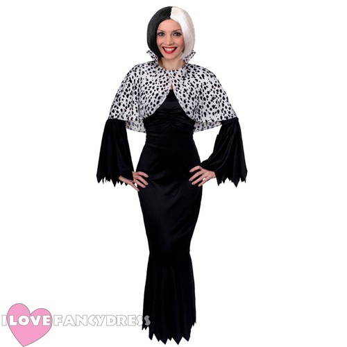 Costume cruella bob parrucca - cruella,