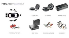 Kit altoparlanti Focal Inside Powered 6.2 per Toyota Avensis T27