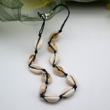 Collana con Conchiglie finte Hawaiano da Donna cordino Regolabile girocollo 