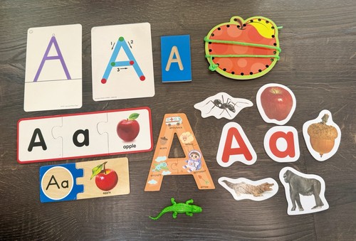 Set borsa lettera alfabeto