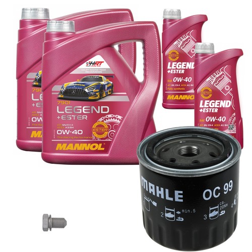 Filtro olio mahle mannol - filtro,