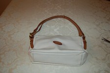 Fergie - Borsa da donna, Bianca e cuoio, Ecopelle, tracolla, come nuova