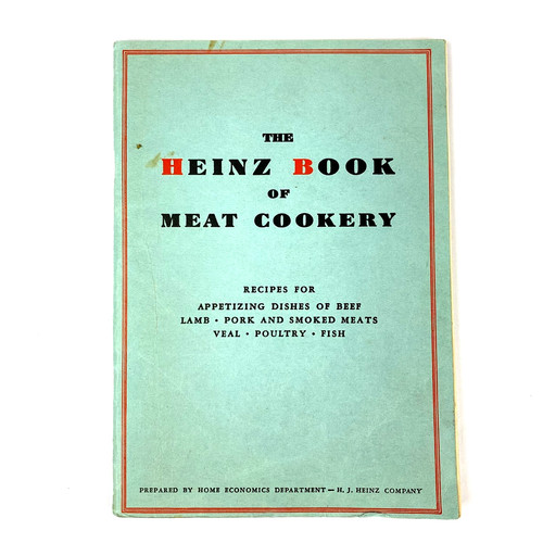 Heinz book meat cookery - heinz,