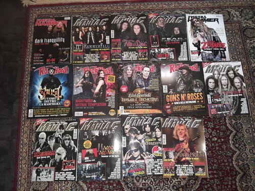 Lotto riviste metal - 14,