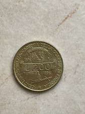 200 lire coin Centenary of the
