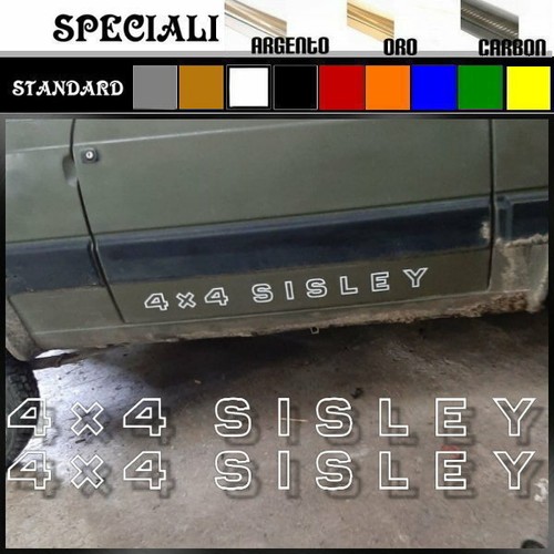 Adesivo panda 4x4 sisley - adesivo,