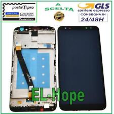 DISPLAY LCD FRAME PER HUAWEI MATE 10 LITE RNE-L01 L21 NOVA 2i TOUCH SCREEN NERO