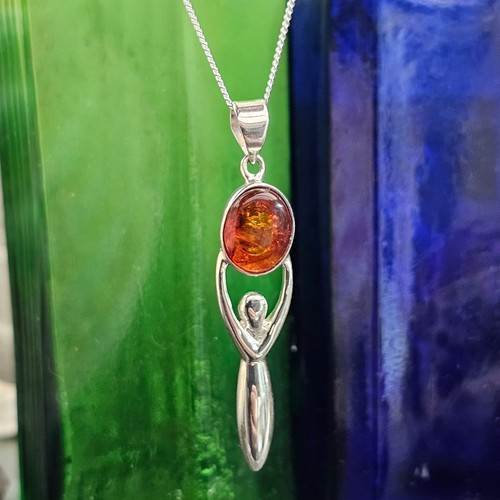 Collana dea ambra - , ciondolo