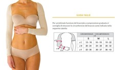 Solidea Maniche NERO lunghe SILVER WAVE SLIMMING SLEEVES 15/21 mmHg Art. 0433A5