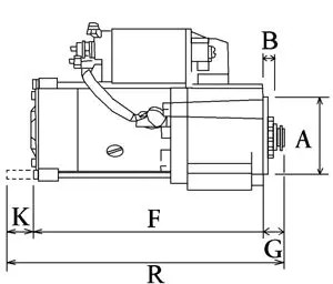 Motorino avviamento senso - di,