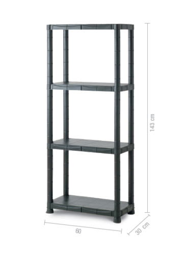 Scaffale resina con 4 - scaffale,