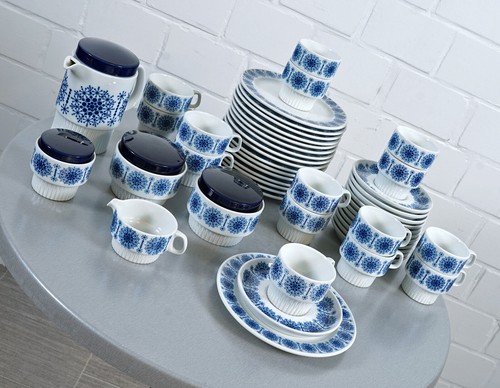 Thomas porcellana decoro blu