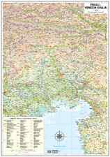 Carta GEOGRAFICA MURALE REGIONE FRIULI VENEZIA GIULIA 47x 70 cm BELLETTI cartina