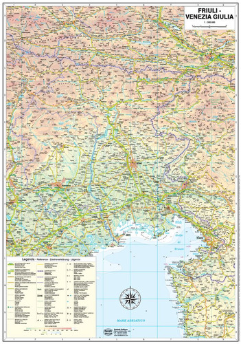Carta geografica murale - geografica,
