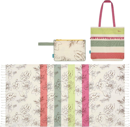 Set borsa pochette e telo - set,