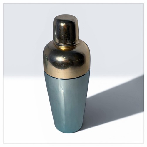 Shaker alluminio azzurro oro - shaker,