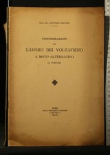 CONSIDERAZIONI SUL LAVORO DEI VOLTAFIENO A MOTO ALTERNATIVO. Irianni. Cuggiani.