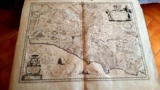 CARTA ORIGINALE 1600 SABINA PATRIMONIO S PIETRO LAZIO PALUDI PONTINE BLAEU 1687
