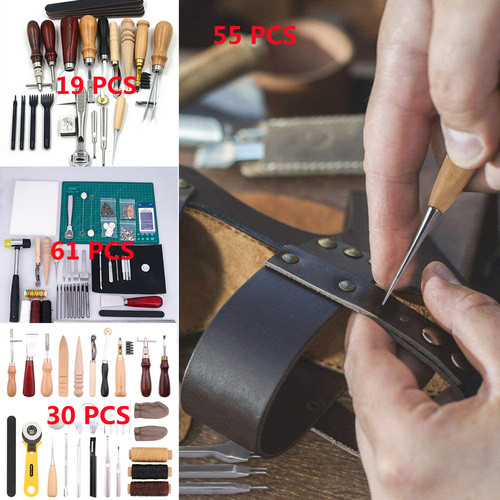 Set attrezzi pelle artigianato