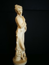 Scultura L.Toni - "Ballerina con dito al mento" di A.Canova - Alabastro, resina
