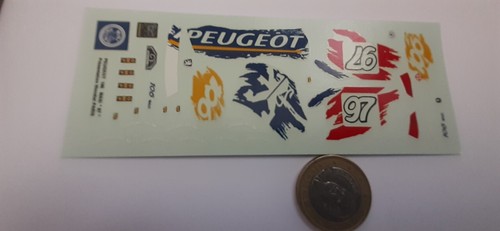 Décalcomanie 43 peugeot - 1/43,
