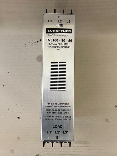Schaffner fn3100 filtro - schaffner, fn3100-80-56