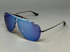 Occhiali da sole unisex Ray Ban Blaze Shooter RB3581N 1537V Demi nero lucido 32 mm