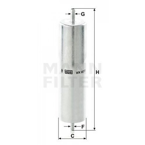 Filtro carburante mann - filtro,