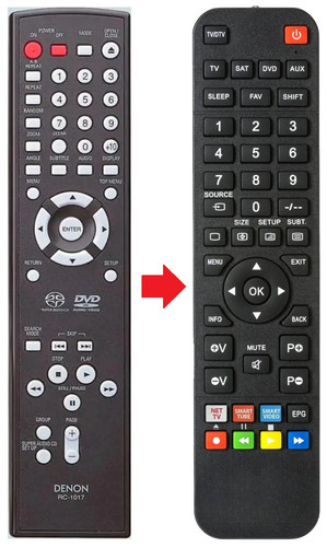 Telecomando adatto per denon - telecomando,