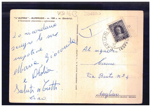 Cartolina italia repubblica - cartolina,