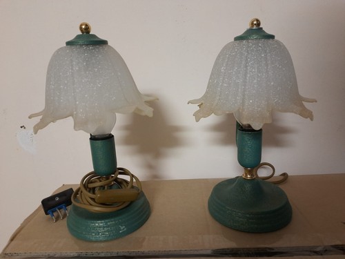 Coppia lampade tavolo stile