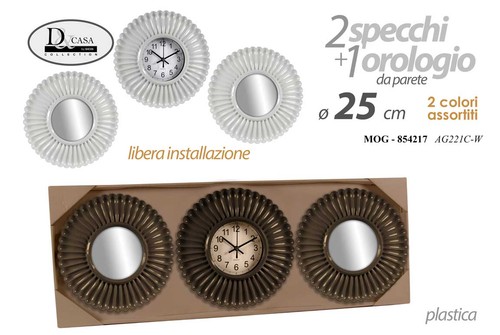 Specchi orologio parete - 2,