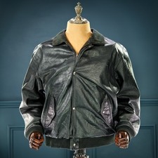 Giacca pelle bovina bomber