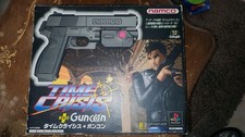 Time Crisis + GunCon G-Con 45 Namco PS1 PlayStation 1 JAP Completo Raro Funziona