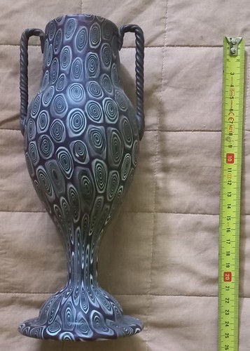 Vaso anfora vetro di - ad, in