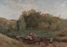 Carro rustico in campagna