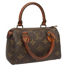 Borsa a mano Louis Vuitton Monogram Mini Speedy vintage M41534 LV originale BD2059
