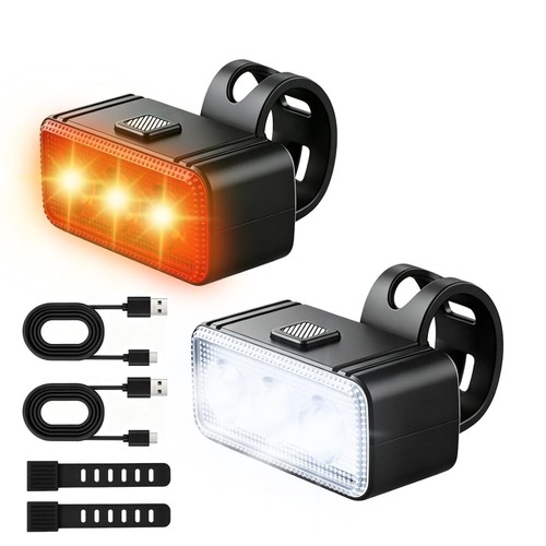 Set luci led bicicletta 2pcs - set,