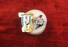 IRRIDUCIBILI LAZIO, coppia di vecchi pin metallici anni 90